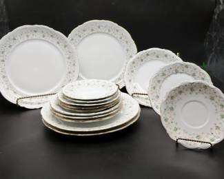 Vintage Porcelain From Mitterteich Bavaria Lady Patricia 15pc