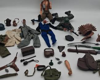 Vintage GI Joe Action Figures and Accessories