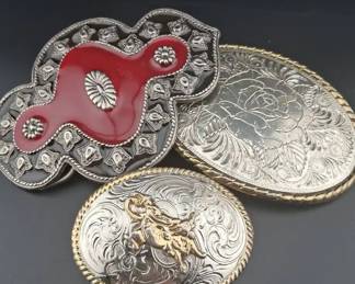 Western Metal Belt Buckles