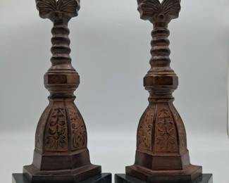 Lacquered Metal Bookends