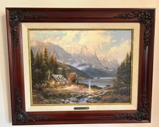 Thomas Kinkade Canvas "Beginning of a Perfect Day"