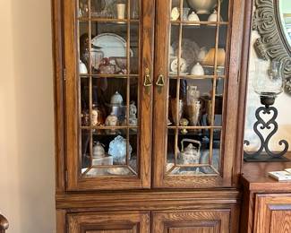 Pensylvania House Lighted Curio Hutch