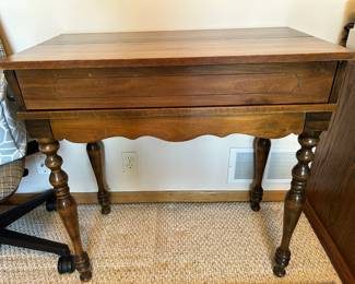 Wooden Spinet Writing Desk
