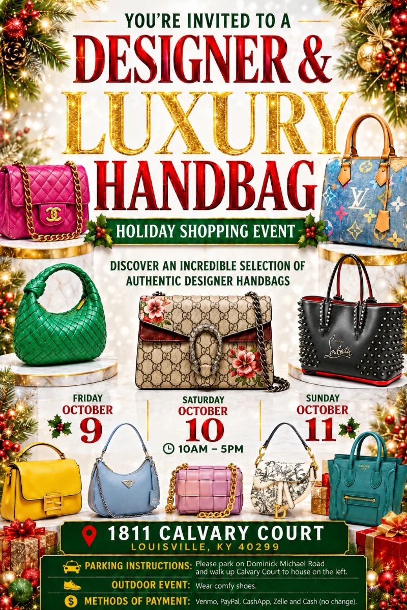 Designer  Luxury Flyer Holiday Colorful