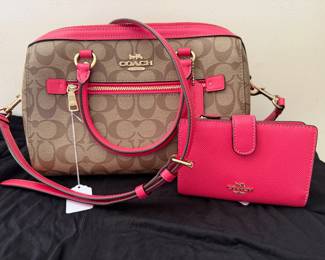 Coach Handbag and Wallet