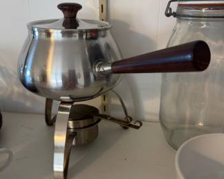 Vintage Oneida Fondue Set