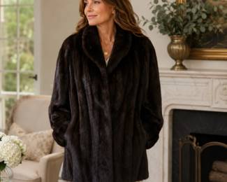 Vintage Dark Brown Mink Fur Coat – Marks-Lloyds Furs Denver