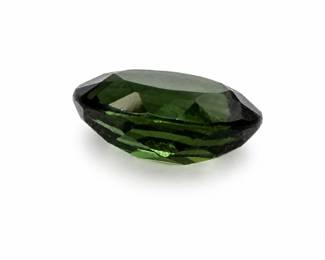 1.25 Ct. Oval Green Tourmaline – Loose Natural Gemstone - Gemologist reviewed