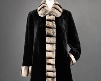 heared Beaver and Chinchilla Fur Coat