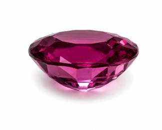 1.67 Ct. Natural Pink Tourmaline – Oval Cut Loose Gemstone - Gemologist Reviewed