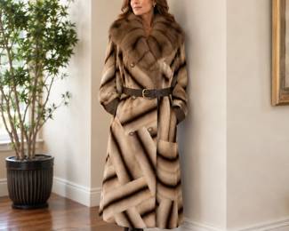 O'Merinos Italian Design Full-Length Sheared Beaver Fur Coat – Marks-Lloyds Denver