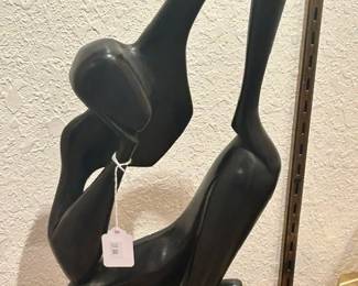 Modern wooden sculpture 