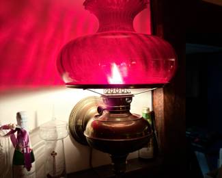 Glass Oil Lamp