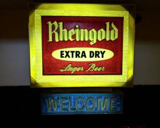 Rheingold Beer Lighted Sign