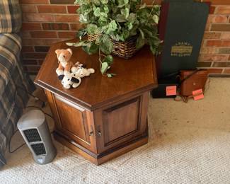 Side table and decor