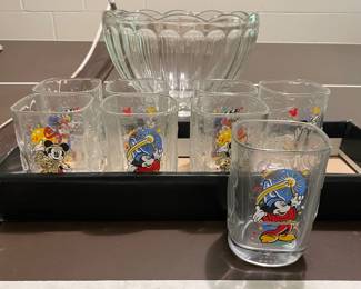 Disney glassware