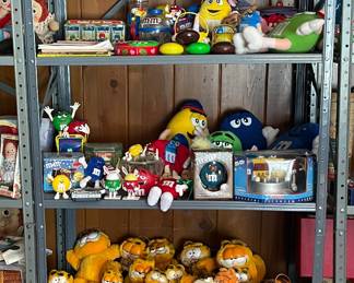 Garfield and M&Ms collectibles