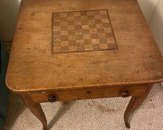 Checkers side table