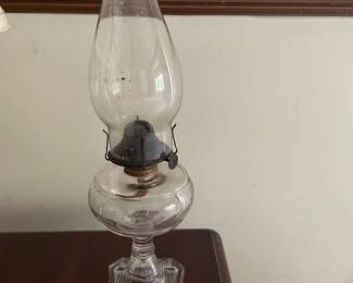 Vintage hurricane lamps