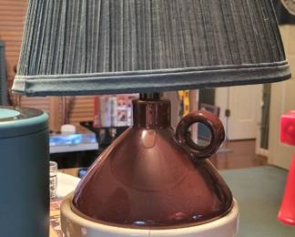 Stoneware Coca Cola Lamp