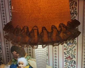Hobnail Lamp ( 2 available)