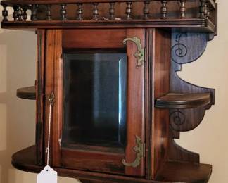 Eastlake Style Hanging Wall Cabinet