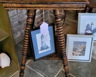 Oak Two Tier Stand