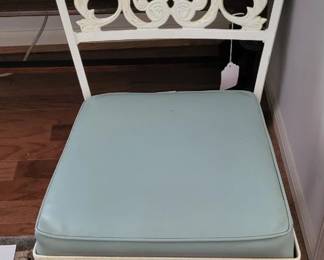 Cast Aluminum Hollywood Regency Patio Chair (2 available)