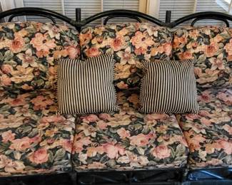 Vintage Rattan Sofa