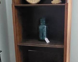 Antique Wood Carved Display Shelf