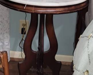 Marble Top Side Table