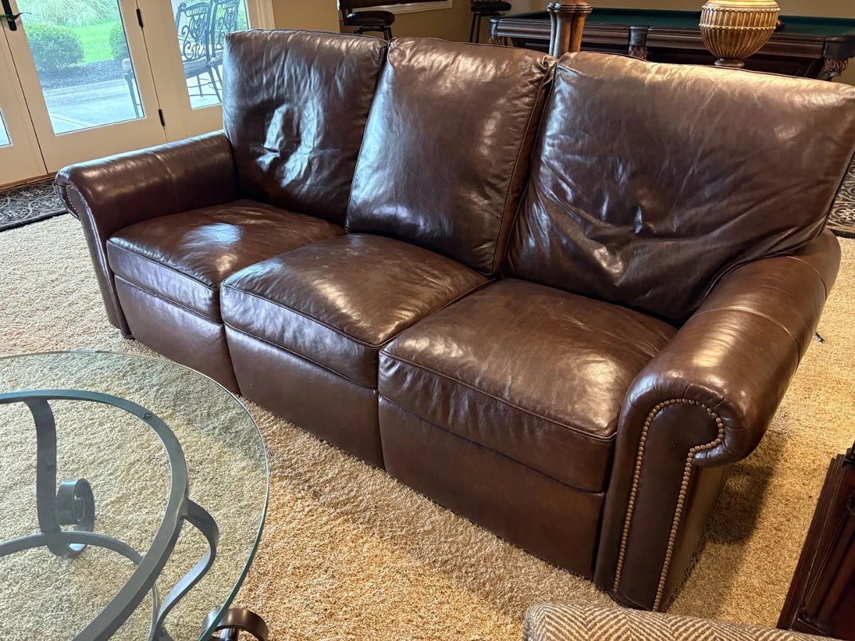 Stickley Santa Fe Leather Sofa