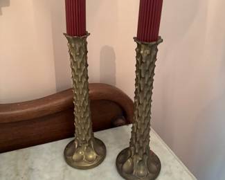 brass candlesticks
