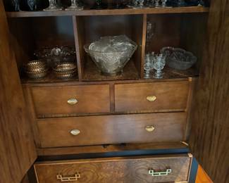 Interior of Asian Cabinet