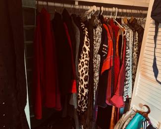 Lots of vintage clothing