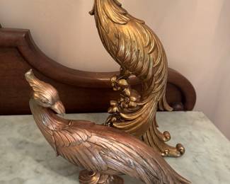 Pair of vintage birds