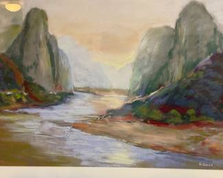 Watercolor landscape