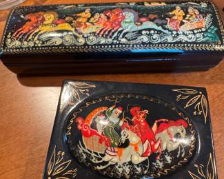 Russian lacquer boxes