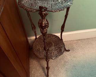 Vintage metal plant stand