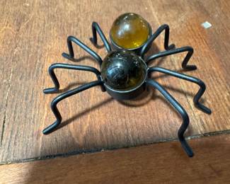 Craft spider ready for Halloween