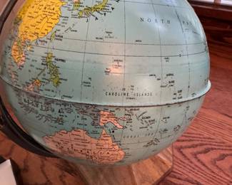 vintage globe
