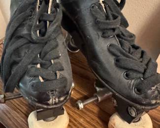 Vintage roller skates…wheels missing
