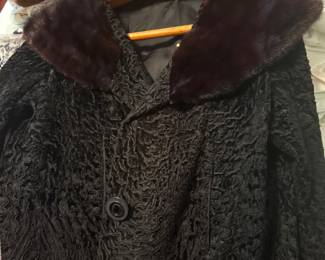 Vintage lambskin coat