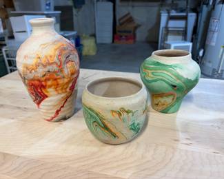 Nemadji pottery, several more not shown.