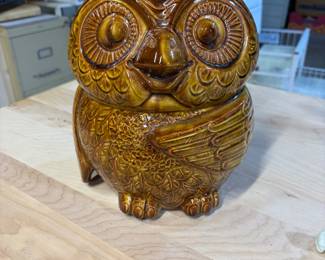 McCoy pottery #204 Brown Owl Cookie Jar