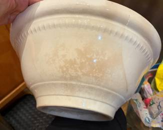 Antique large Ironstone bowl