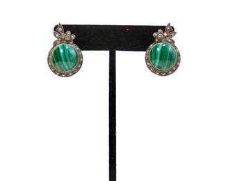 925 malachite marcasite