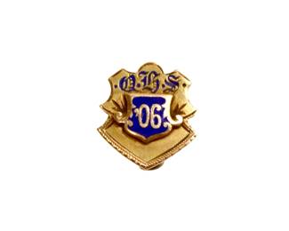 14k Quincy High School, Mass. Class of 1906