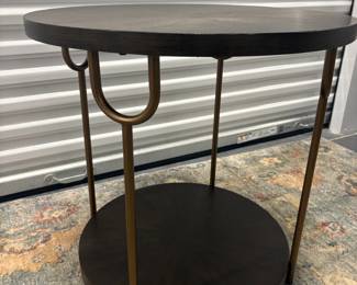 round table with gold accent $60.00