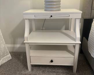 Side Table with slide out tray and drawer( there are 3 of these) $120.00 each